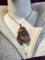 Medalhão romano em bronze feito à mão