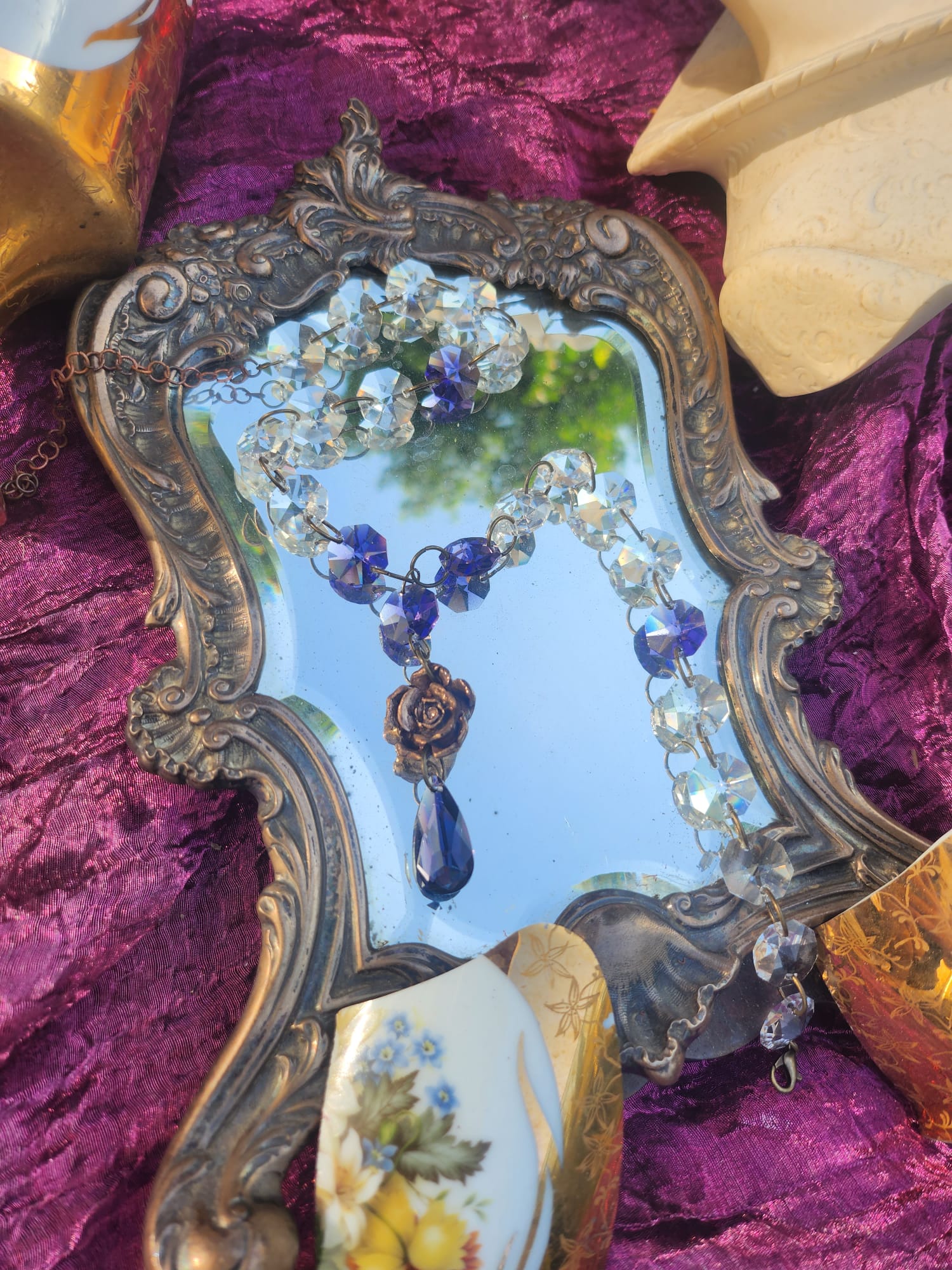 Colar Midnight Garden – Colar em bronze feito à mão