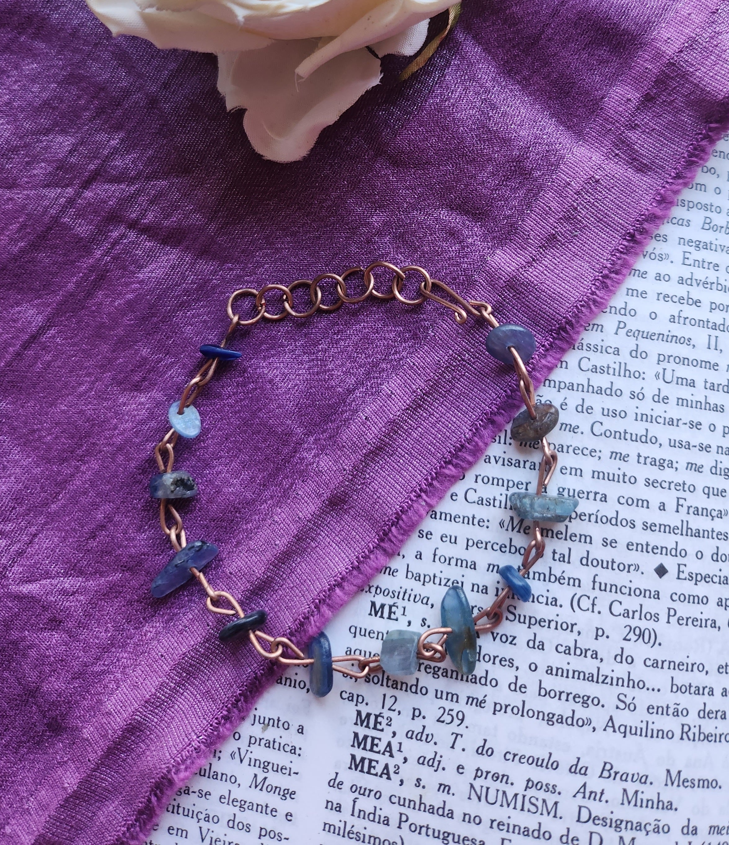 Kyanite & Copper Bracelet