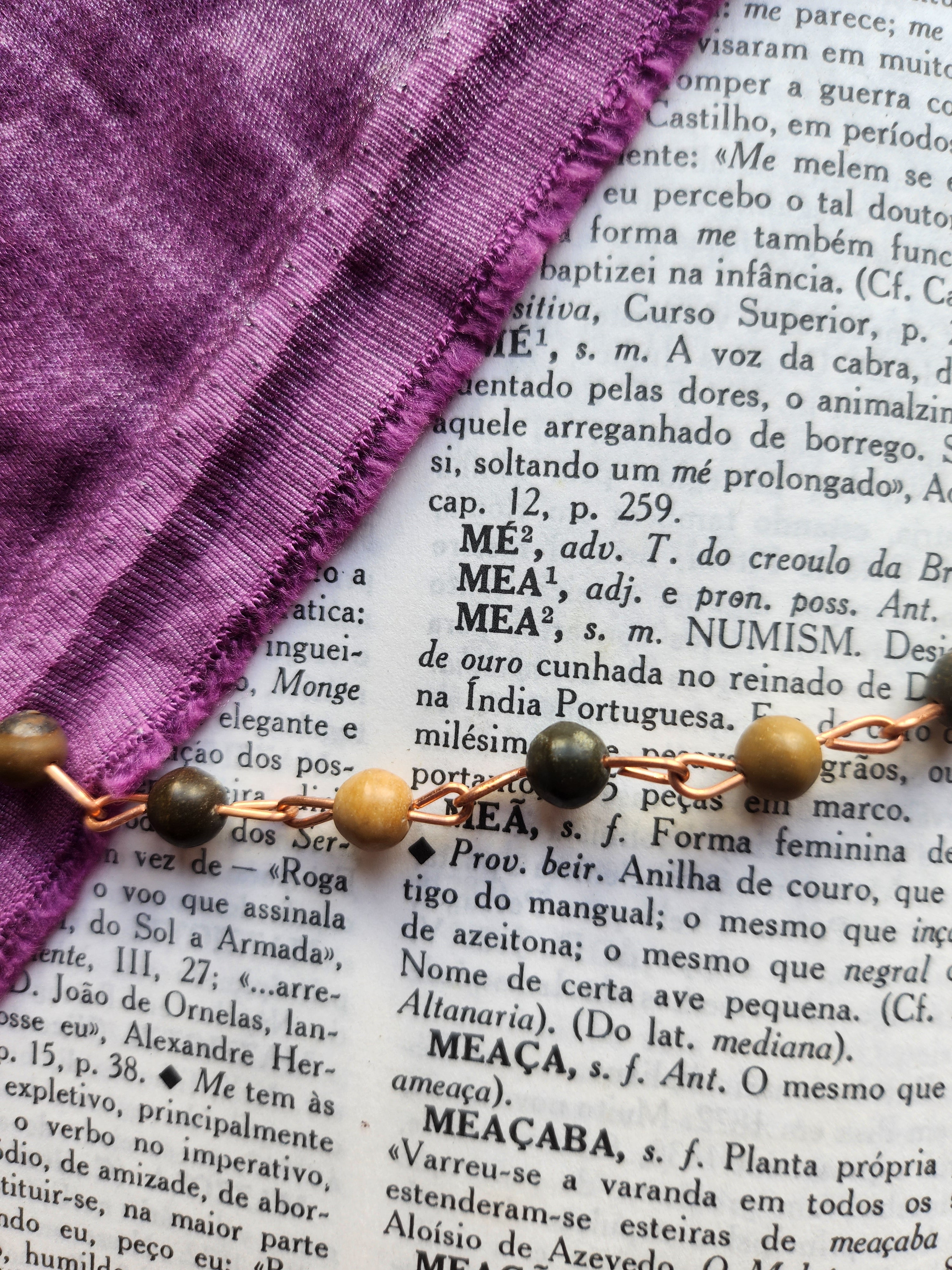 Unakite & Copper Necklace