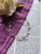 Clear Quartz & Copper Bracelet