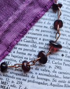 Garnet & Copper Bracelet