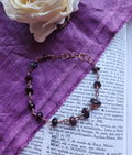 Garnet & Copper Bracelet
