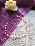 Pink Tourmaline & Copper Necklace
