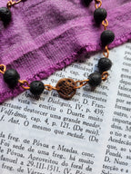 Handmade Volcanic Stone & Copper Bracelet