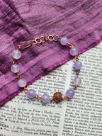 Rosarium Collection - Amethyst & Copper Bracelet