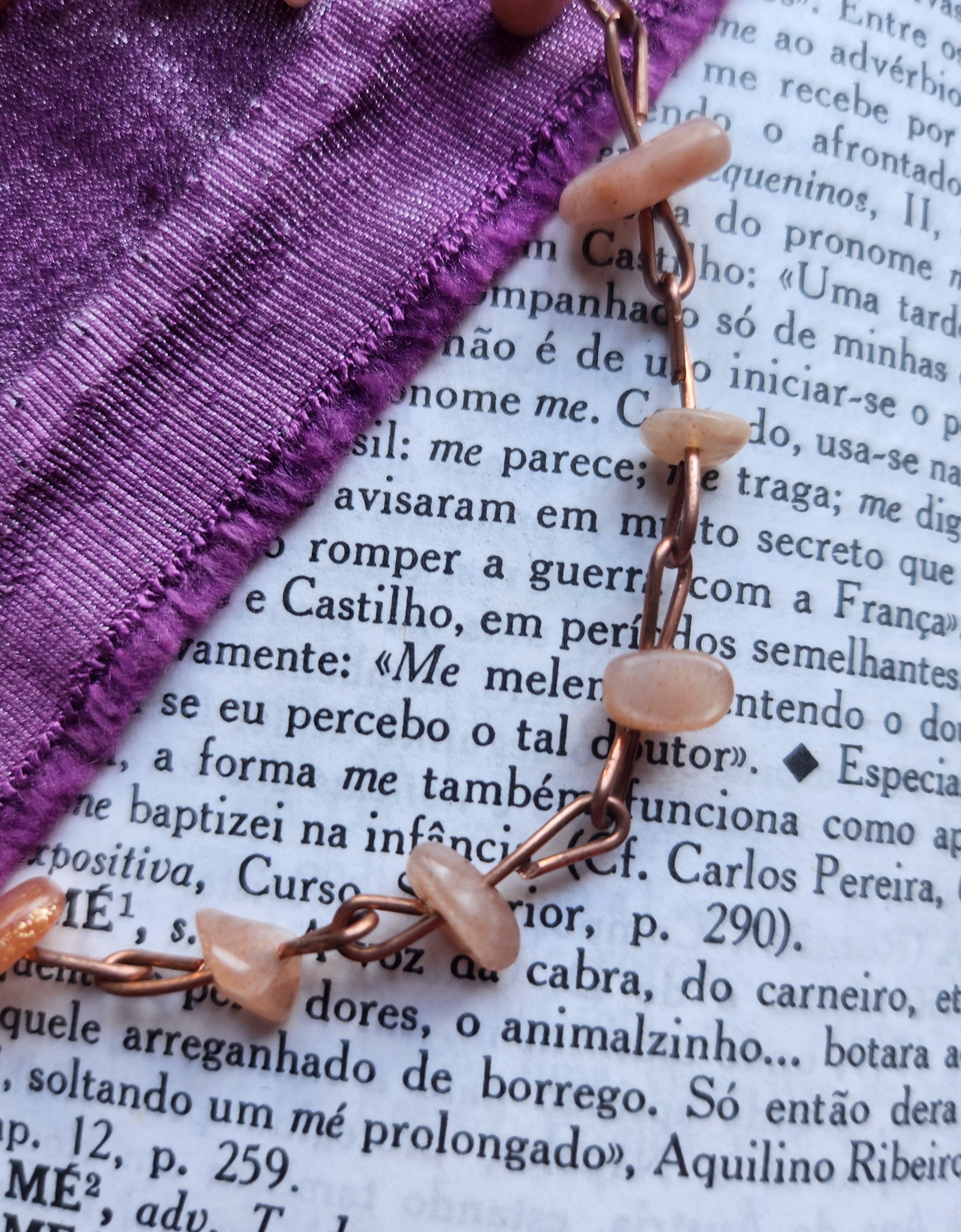Sunstone & Copper Bracelet