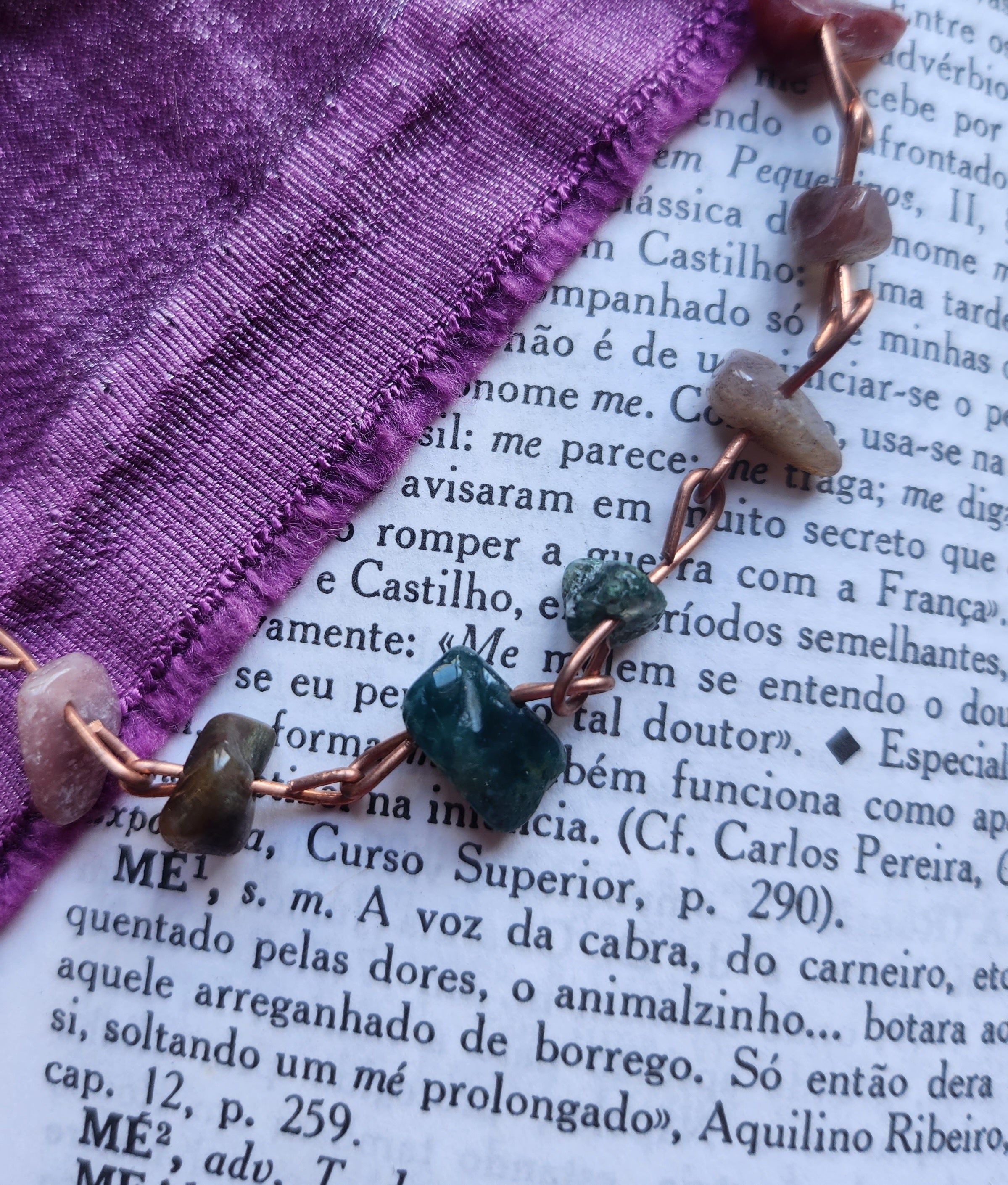 Indian Jasper & Copper Bracelet