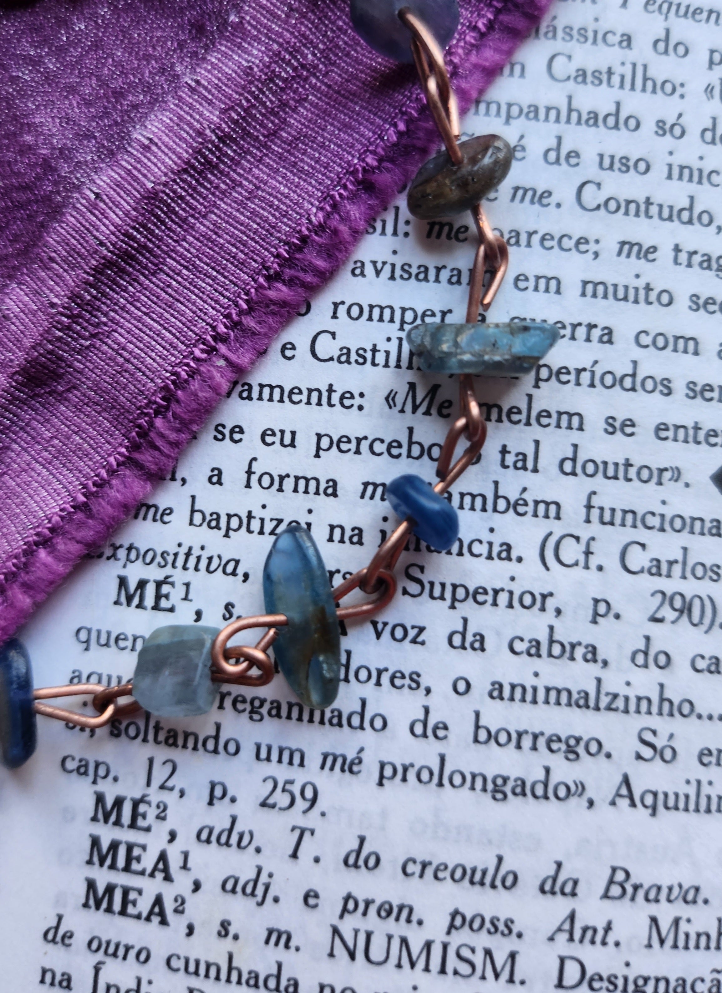 Kyanite & Copper Bracelet